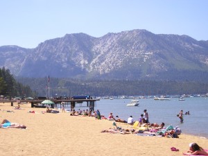 Lake Tahoe Beaches in Summer