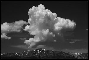 South Lake Tahoe Thunderstorm Development