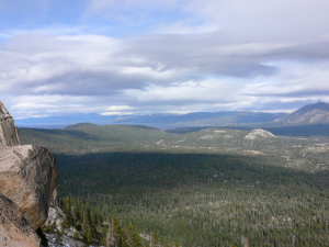 Lake Tahoe Basin view - Echo Lakes Hiking Trails