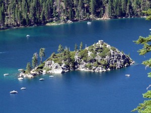 Fannette Island, Emerald Bay - Rubicon Trail Lake Tahoe Hiking