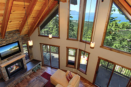 lake tahoe rental - lake view